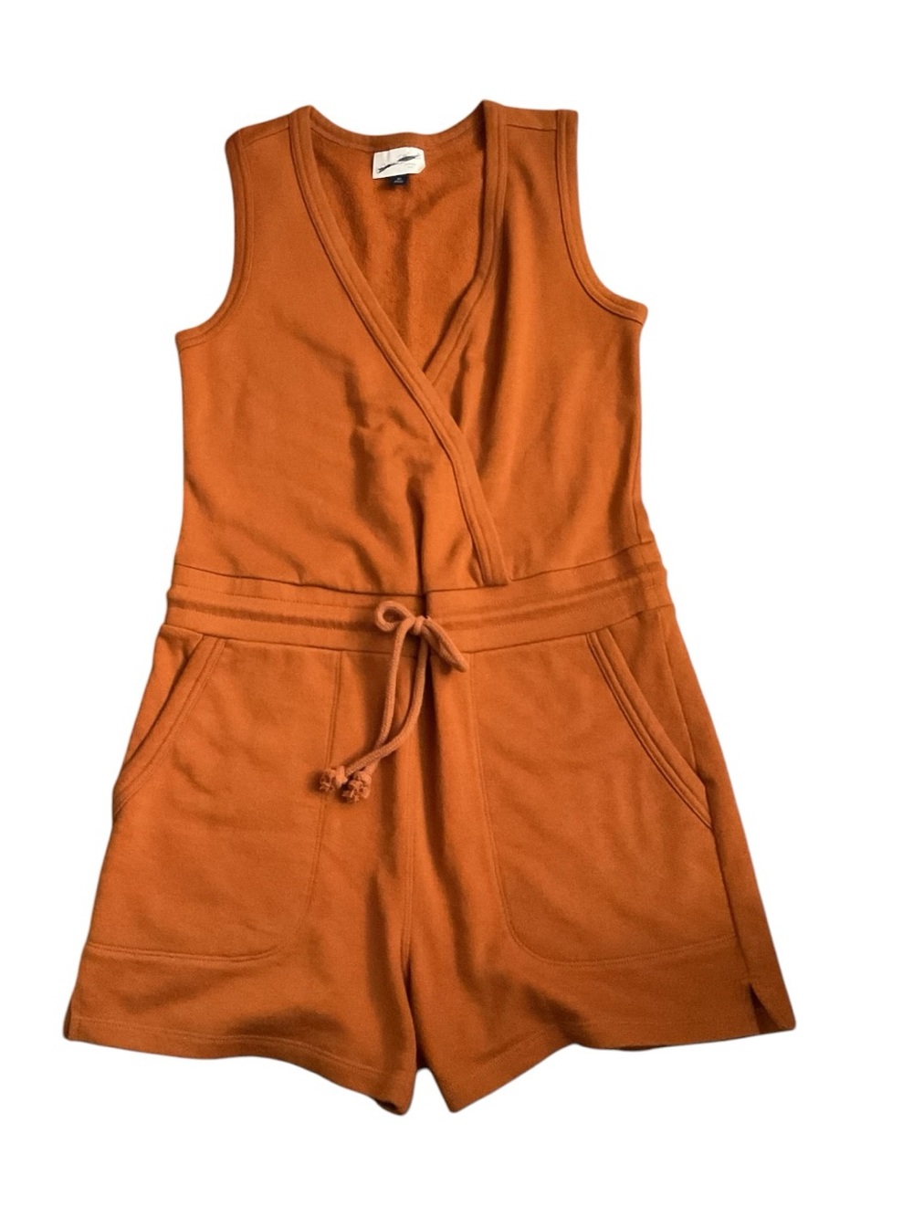 Universal Thread Orange Sleeveless Romper (NWOT)